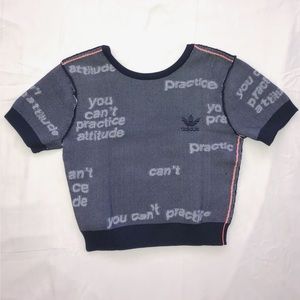 Adidas crop top *it is not inside out :D